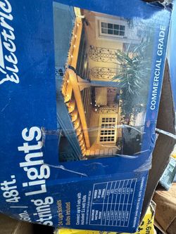 2 new boxes Commercial Grade 48ft String Lights