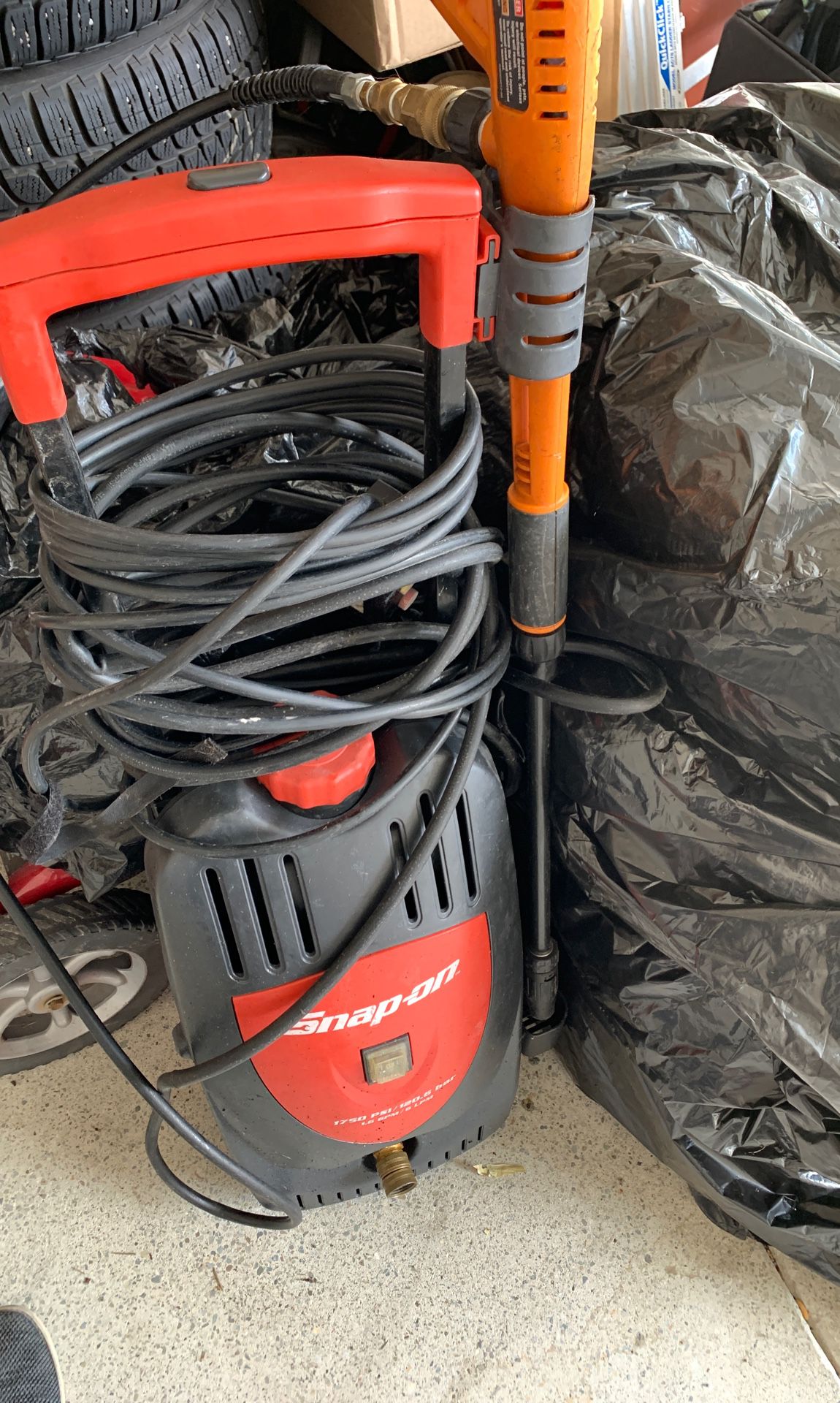 Snap on electric pressure washer 1750 psi