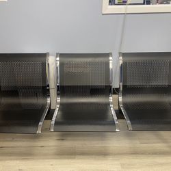 3 Seat Airport Bench