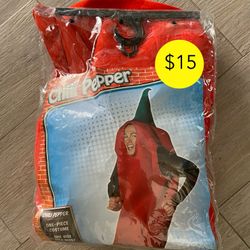 Adult chili, pepper costume