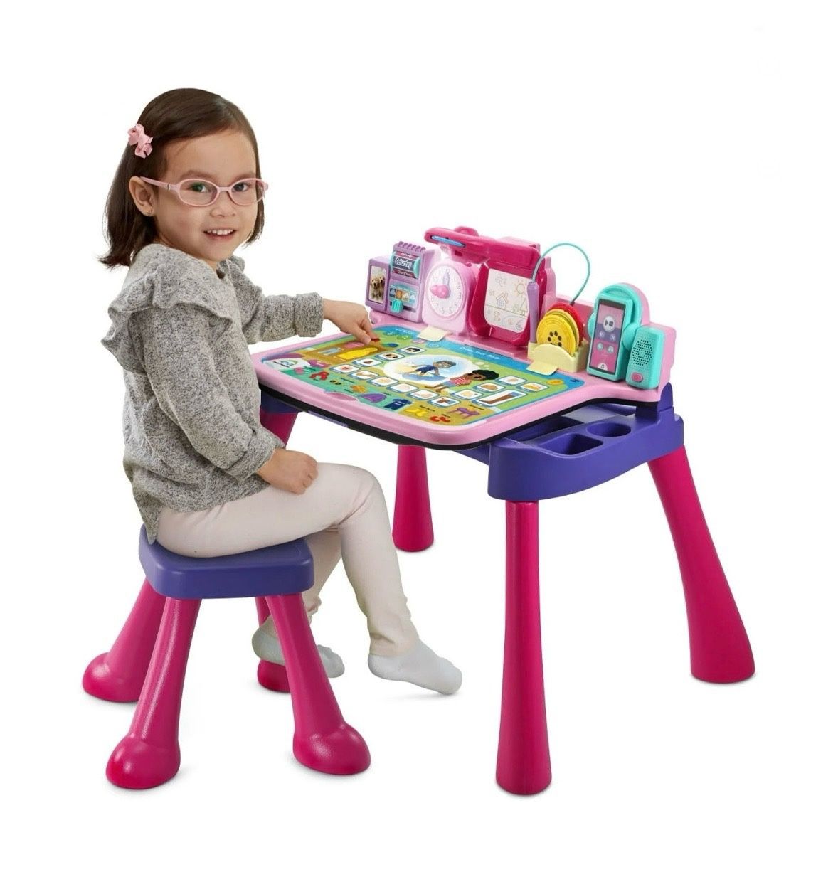 VTech 5 in 1 interactive Get Ready for School Learning Desk, Pink BRAND NEW IN BOX