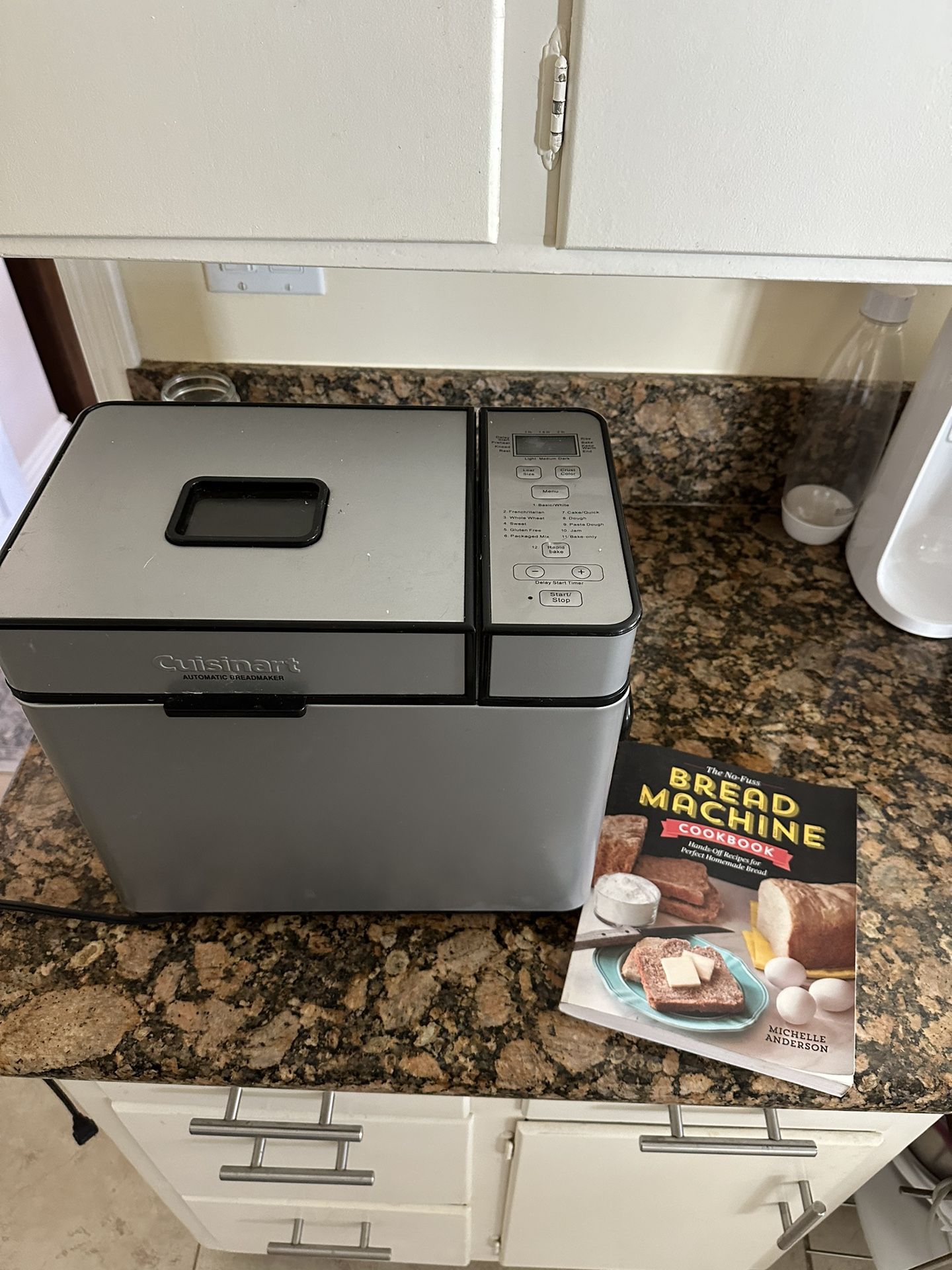 Cuisinart Automatic Bread Maker CBK-100 - 2-lb, Stainless Steel & Bread Book