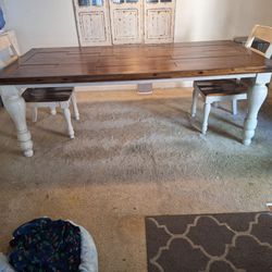 Dining table w/2 chairs