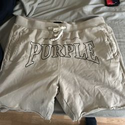 Purple Shorts 2x