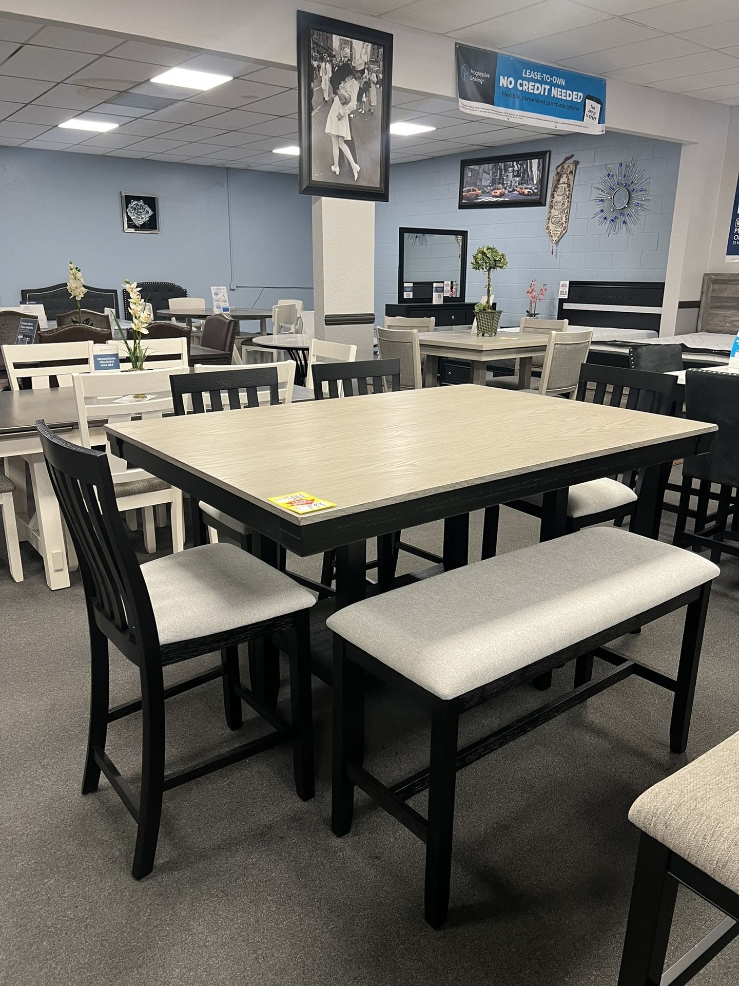 6PC Counter Height Dining Table Set 🔥SALE🔥