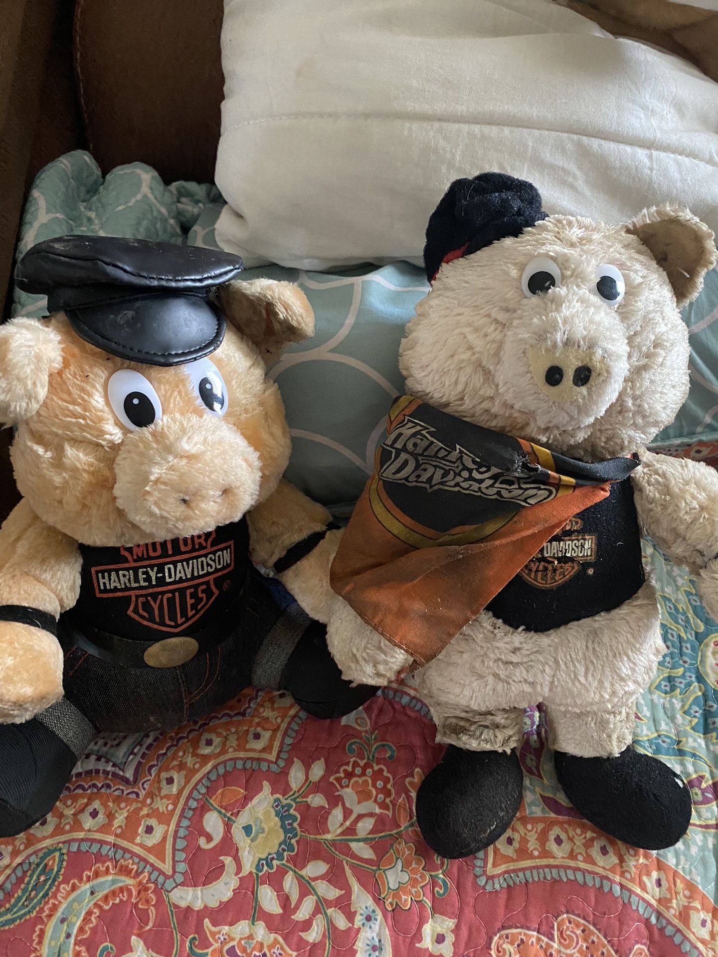 Vintage Harley Davidson Hogs And Alf
