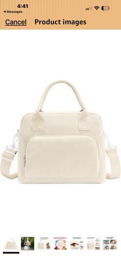 Lunch Bag Women Lunch Box for Women Adult Cute Insulated Lunch Bag Lager Cooler Lunch Tote Bags for Work Picnic (Beige)
