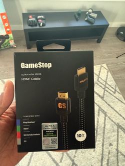 GameStop 10ft 4K 120Hz HDMI Cable – $8