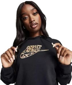 Nike Leopard Logo Sweatshirt