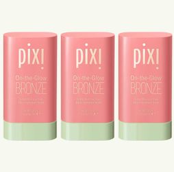 3 Pieces Of Pixi On The Glow Bronze Tinted Moisturizer Stick Bronzer - Color - WARM GLOW