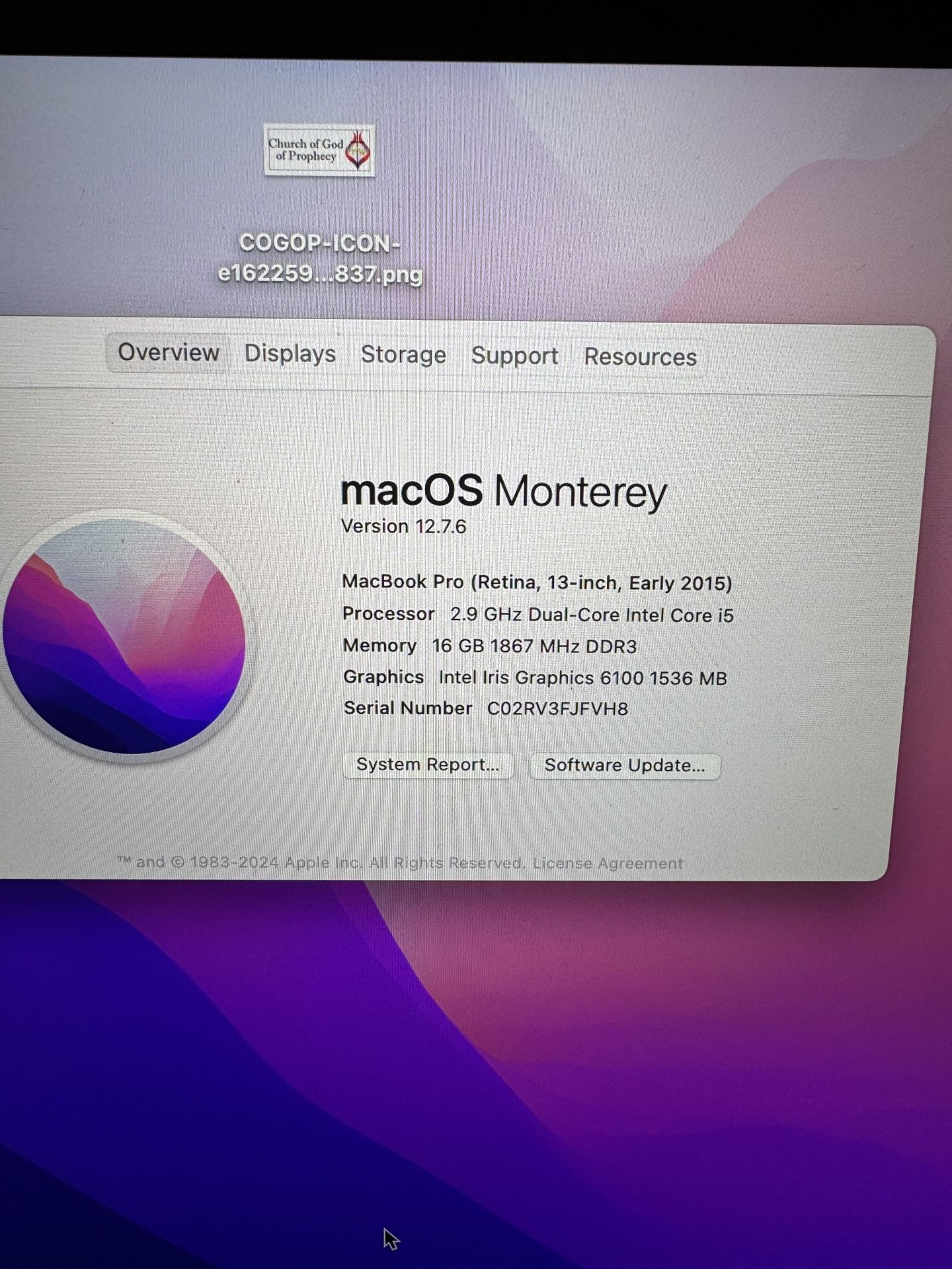 2015 Macbook Pro 13 Inch 16 Gig