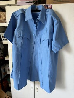 Blue Security Shirt
