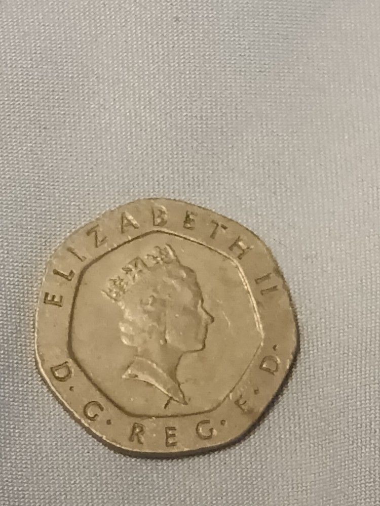 1987 Elizabeth I I Twenty Pence 1987