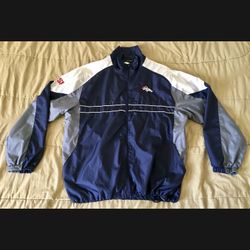 Denver Broncos Jacket Size XL Mens Blue White Gray SI Windbreaker NFL Football