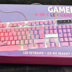4 In 1 LED Gaming Set 