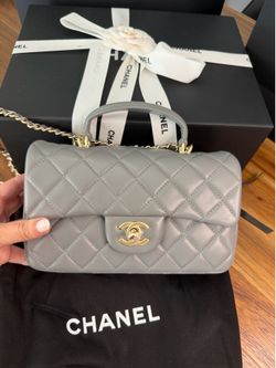 Chanel Classic Rectangular Mini Top Handle Flap Bag