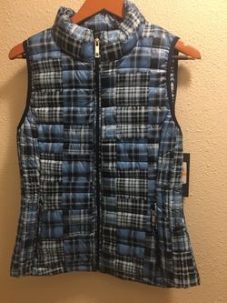 New Tommy Hilfiger women puffer vest size S