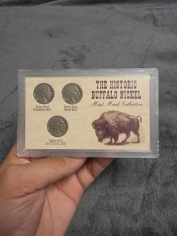 Historic Buffalo Nickel Mint Mark Collection