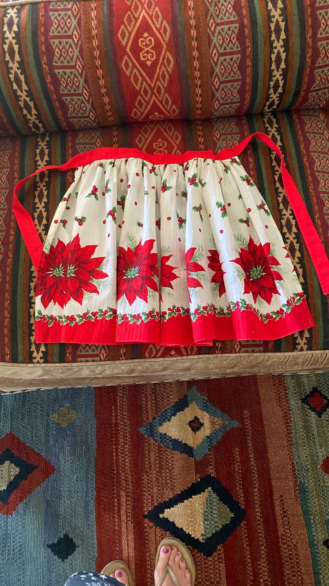 Vintage Christmas Apron 