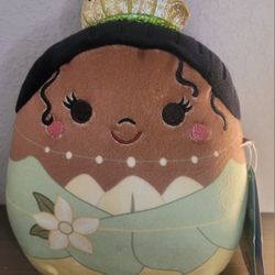 Disney Squishmallows Princess Tiana 6.5" Plush NWT