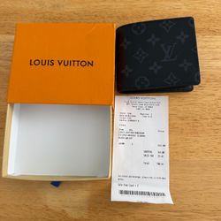 Louis Vuitton Monogram Eclipse Reverse Slender Wallet