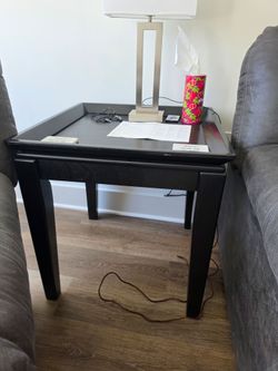 Black Coffee Table & Side Table