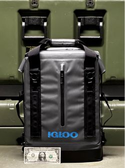 IGLOO WADE WELDED 13 QT LEAK RESISTANT COOLER BACKPACK