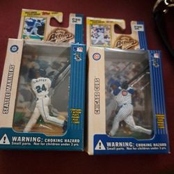 SAMMY SOSA AND KEN GRIFFEY FIGURES