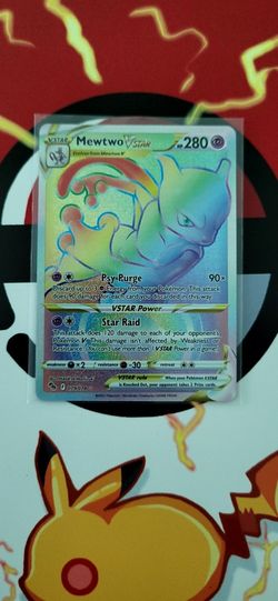 Mewtwo VStar 079/078. RAINBOW