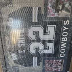 Emmitt Smith Signed Custom Framed Jersey Display (Beckett)