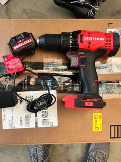 Craftsman 1/2 in drill and portable charger
