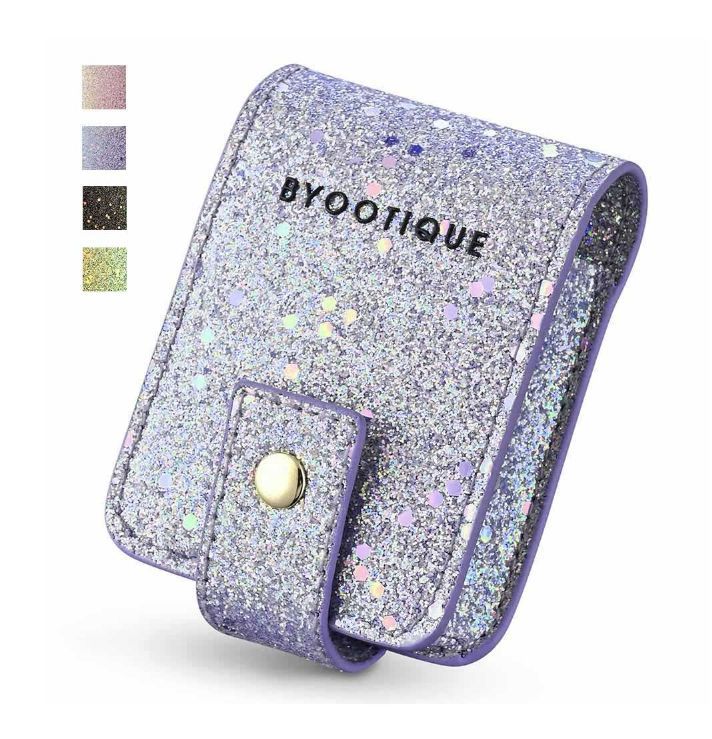 Sparkle Lipstick Bag Lipstick Holder with Mirror Cosmetic Bag (Color Options) - Halloween Sale