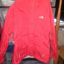 Xs The North Face Red Windbreaker Like New