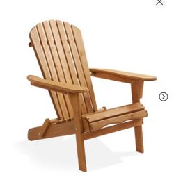Casafield Folding Adirondack Chair, Cedar Wood Outdoor Lounge Chairs for Patio, Lawn and Garden Seating, Partially Pre-Assembled