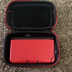 Original Red Nintendo 3DS XL Used (no Stylus) 