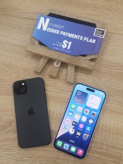 Apple - iPhone 15 Plus 6.7" (Unlocked) / 128GB / Heavy Used / Black