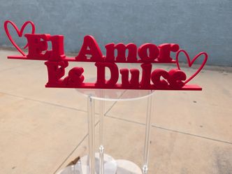 El Amor es Dulce Candy Table