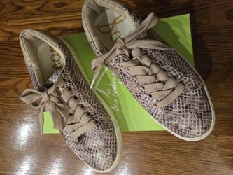 Sam Edelman Snake Print Sneakers