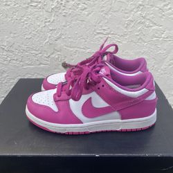 Size 1y -  Nike Dunk Low Active Fuchsia Pink