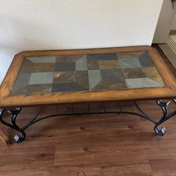 Living Room Coffee Table + 2 Side Tables 