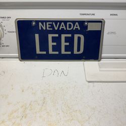 Vanity Plate “Leed”