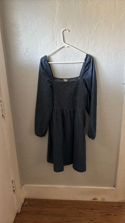 Denim Like Babydoll Dress