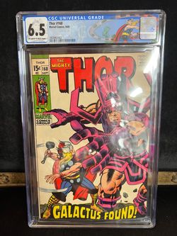 CGC 6.5 Thor 168 & CGC 7.5 Thor 169
