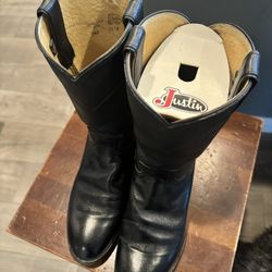 Men’s Justin Ropers, Black 7 1/2E