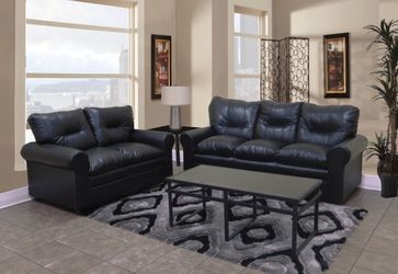 Brand new sofa, love seat available in black