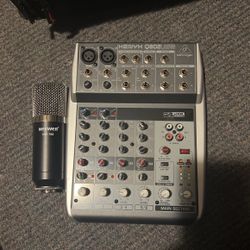 Audio Input Mixer And Mic