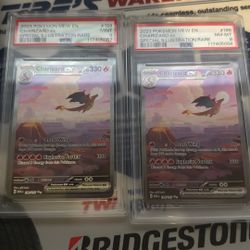Psa 9 And Psa 8 Charzard Ex Special Illustration Rare
