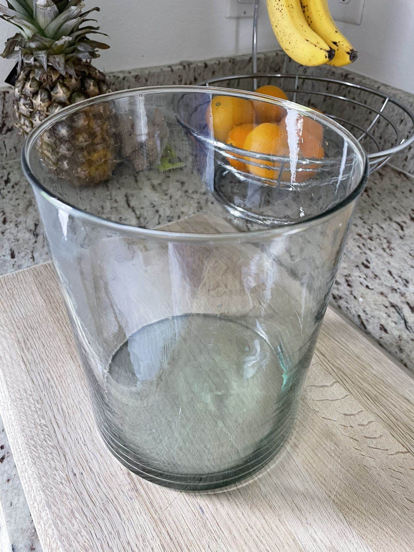 Thick Glass Vase - Flowers or Decorations