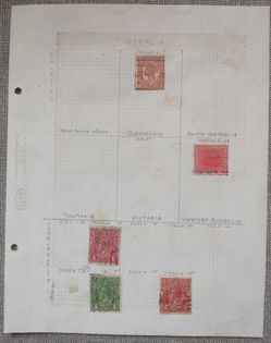 Old Australia stamps( from 1905)