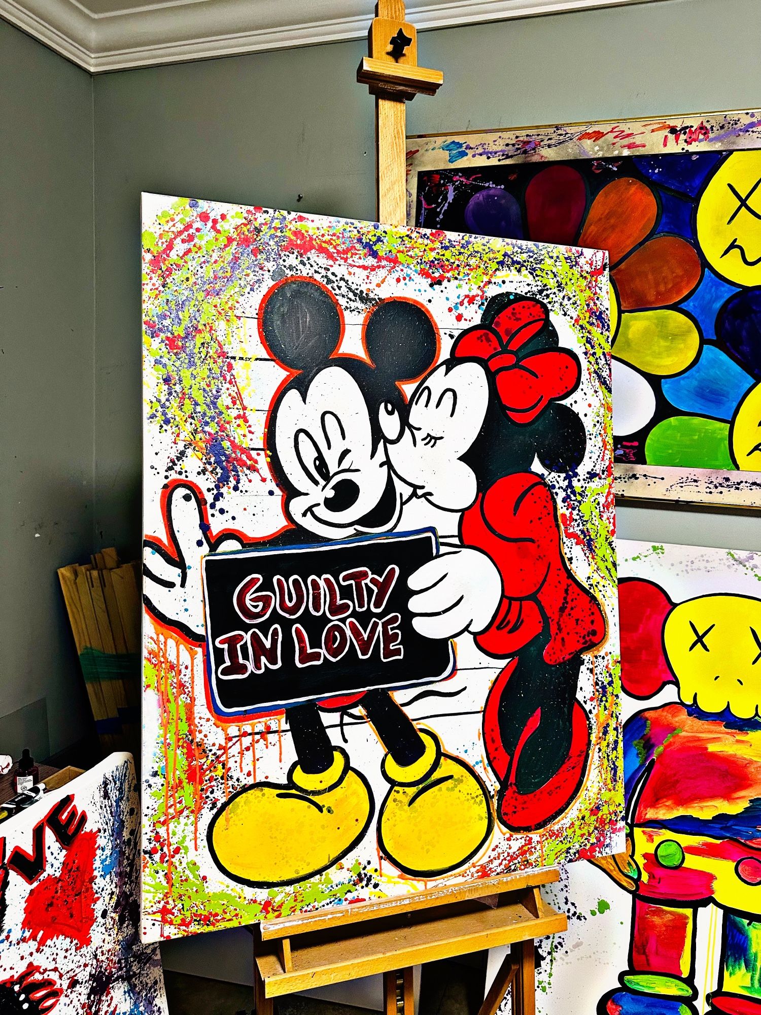 Mickey Mouse Painting 32x42 